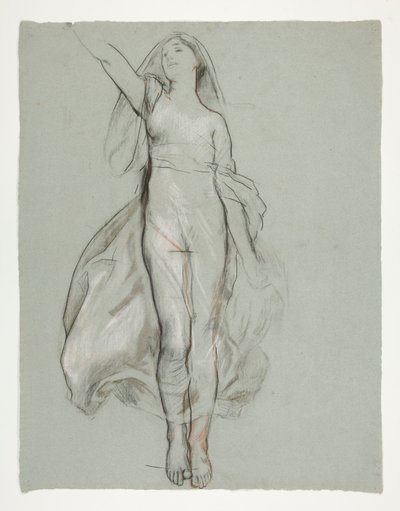 Study for Central Figure by Edwin Austin Abbey