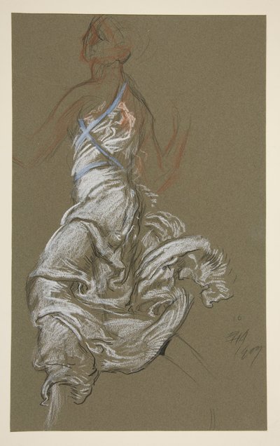 Study for figure of 10 am by Edwin Austin Abbey