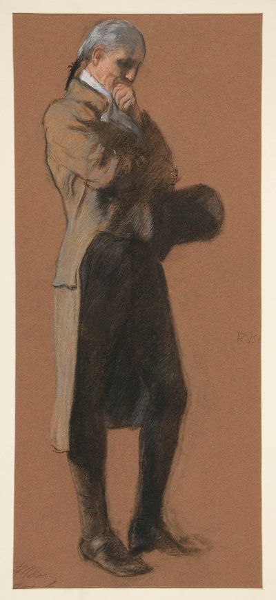 Study for Figure of Dr. Benjamin Rush by Edwin Austin Abbey