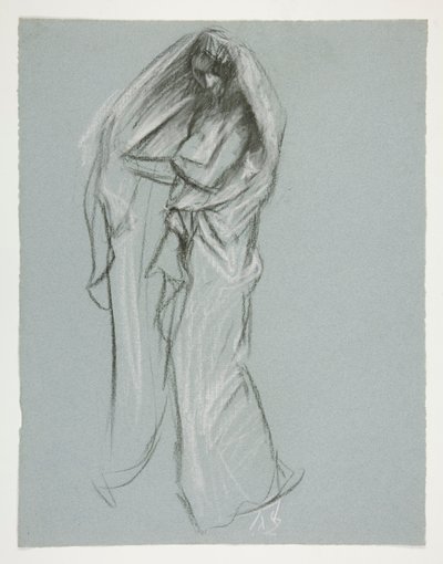 Study for the Figure of 4 am(?) by Edwin Austin Abbey