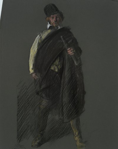 Study for the Figure of Captain Peter Minuit by Edwin Austin Abbey