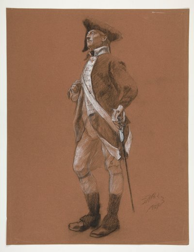 Study for the Figure of General Anthony Wayne by Edwin Austin Abbey