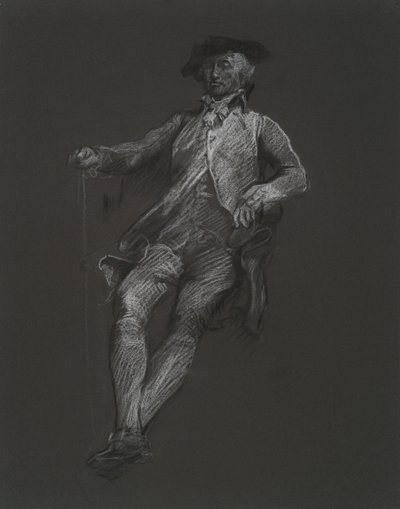 Study for the figure of John Dickinson by Edwin Austin Abbey