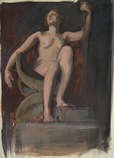 Study for the Figure of The Genius of Pennsylvania by Edwin Austin Abbey