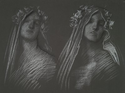 Study for the Head of Blanchefleur by Edwin Austin Abbey