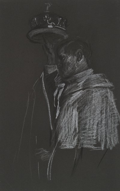 Study of Peer for Coronation of Edward VII by Edwin Austin Abbey