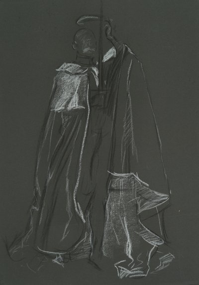 Study of Peer for Coronation of Edward VII by Edwin Austin Abbey