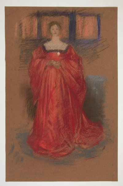 Study of a Woman in Renaissance Costume by Edwin Austin Abbey