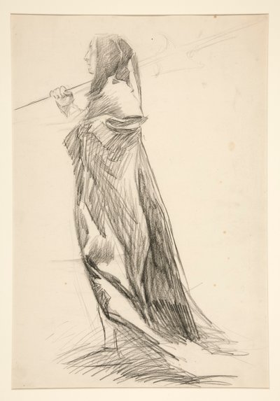 Study of Halberdier, from King Richard III by Edwin Austin Abbey