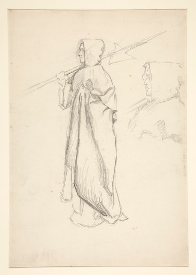 Study of Halberdier, from King Richard III by Edwin Austin Abbey