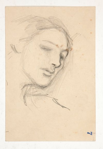 Study of Three Heads of a Woman by Edwin Austin Abbey