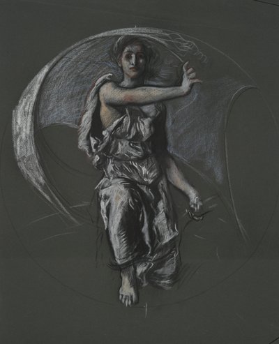 Unidentified Figure Study for Mural Project at the Pennsylvania State Capitol Building, Harrisburg, 1902-1911 by Edwin Austin Abbey