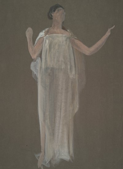 Unidentified Figure Study for Mural Project at the Pennsylvania State Capitol Building, Harrisburg, 1902-1911 by Edwin Austin Abbey