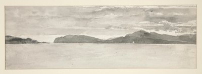 Water Scene with Landscape by Edwin Austin Abbey