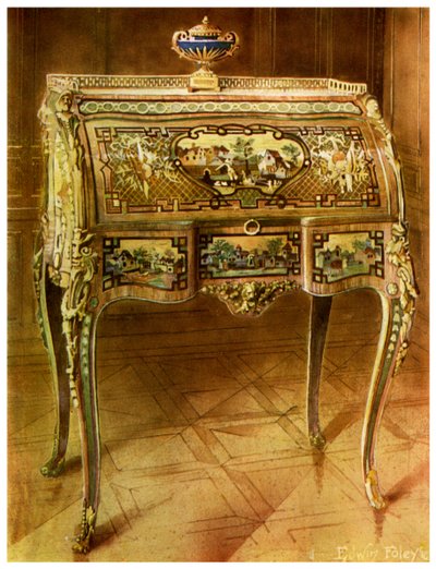 Escritoire a toilette, French, Victoria and Albert Museum, London by Edwin Foley