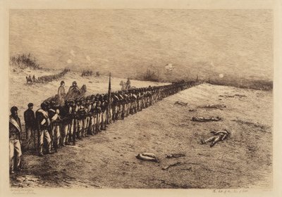 The Halt of the Line of Battle by Edwin Forbes
