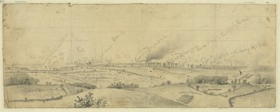 The Battle of Antietam or Sharpsburg by Edwin Forbes