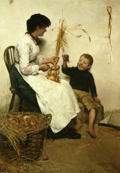 His First Catch, c.1888 by Edwin Harris