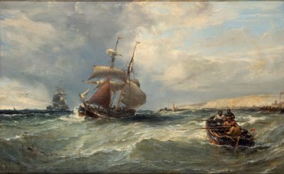 Brigantine off Yarmouth by Edwin Hayes