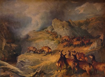 None but the Brave deserve the Fair by Edwin Landseer