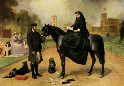 Queen Victoria at Osborne by Edwin Henry Landseer