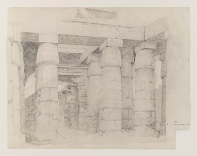 Temple of Khonsu at Karnak by Edwin Howland Blashfield