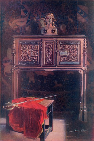 Carved Oak Dressoir--Louis XII by Edwin John Foley