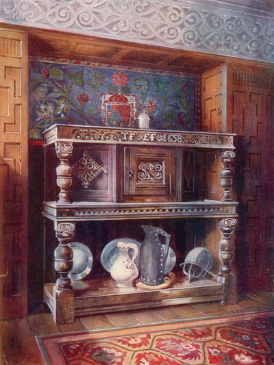 Court Cupboard Buffet by Edwin John Foley