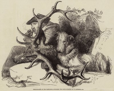Deer-Stalking in the Highlands, Watching the Body by Edwin Landseer