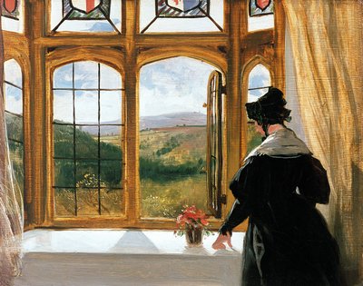 Duchess of Abercorn Looking Out of a Window by Edwin Landseer