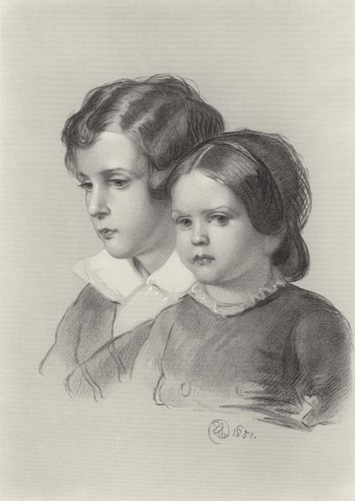 Lad and Lassie by Edwin Landseer