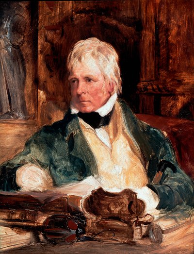 Portrait of Walter Scott, Scottish writer by Edwin Landseer