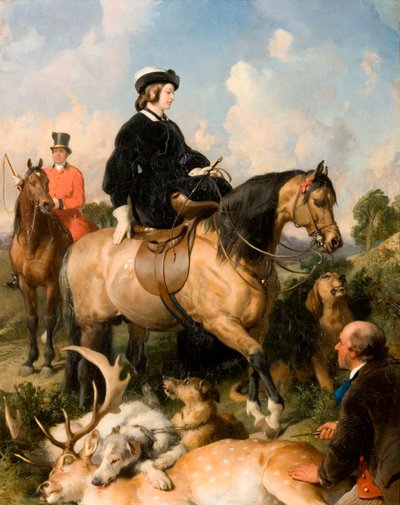 Queen Victoria in Windsor Home Park, 1865 by Edwin Landseer