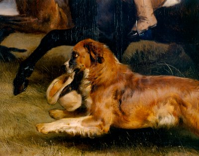 Running Dog (detail) by Edwin Landseer