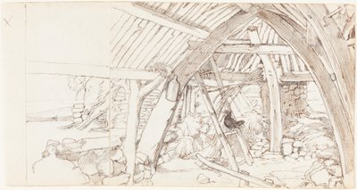 The Barn by Edwin Landseer