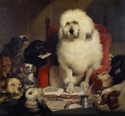Trial by Jury, or Laying down the Law by Edwin Landseer