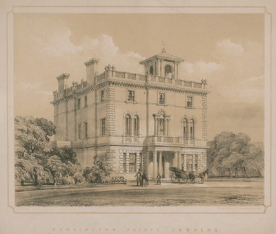 Kensington Palace Gardens by Edwin Thomas Dolby