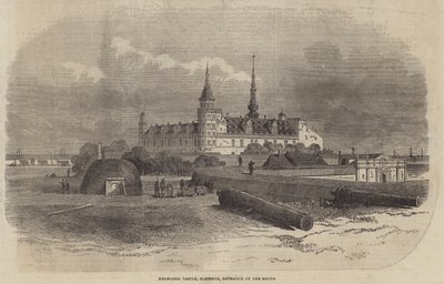 Kronborg Castle, Elsineur, Entrance of the Sound by Edwin Weedon