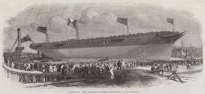 Launch of The Himalaya Screw Steam-Ship, at Blackwall by Edwin Weedon