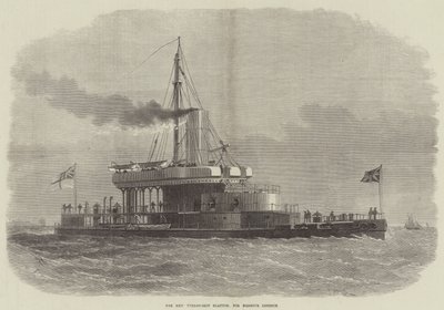 The New Turret-Ship Glatton, for Harbour Defence by Edwin Weedon