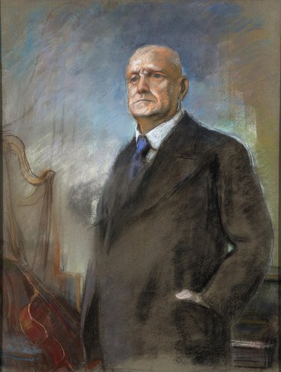 Portrait of Jean Sibelius by Eero Järnefelt