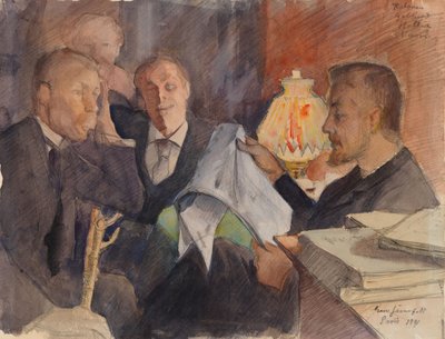 In the Paris Studio by Eero Järnefelt