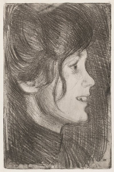 Portrait of a Young Woman (Anni Swan) by Eero Järnefelt