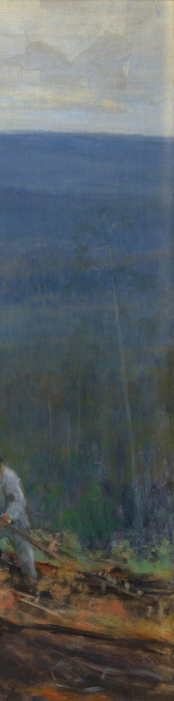 Under the Yoke (Burning the Brushwood) by Eero Järnefelt