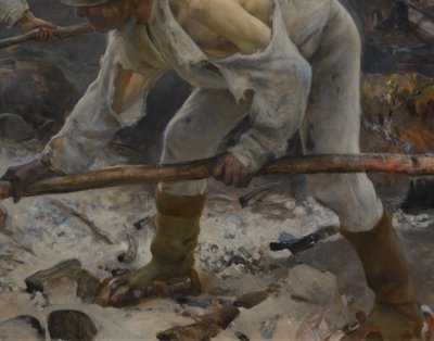Under the Yoke (Burning the Brushwood) by Eero Järnefelt
