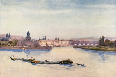 The Rhine: Confluence of Rhine and Moselle by Effie Jardine