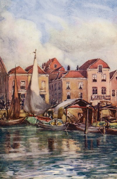 The Rhine: Dordrecht, The Fishmarket by Effie Jardine