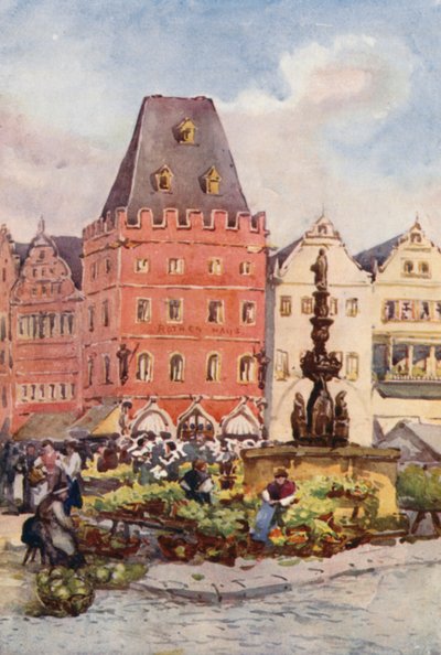 The Rhine: The Red House, Trier, Treves by Effie Jardine