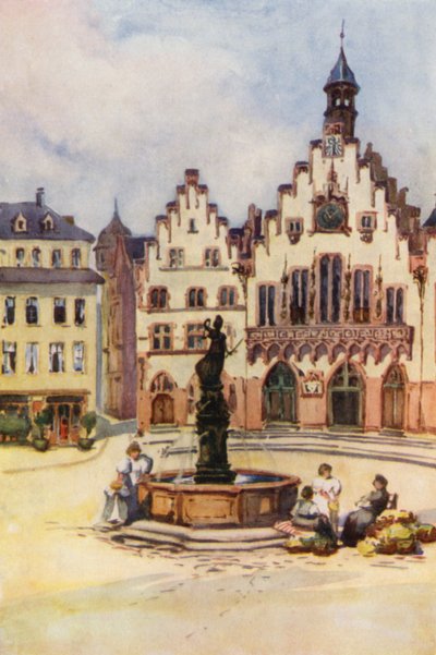 The Rhine: The Romer, Frankfurt by Effie Jardine