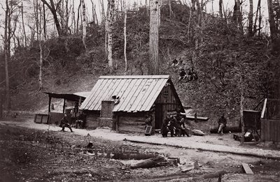 A Union Station on the James River Established for Extracting Gunpowder from Confederate by Egbert Guy Fowx